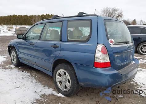 2007 Subaru Forester 2.5X from USA, damaged, VIN JF1SG63647H723634